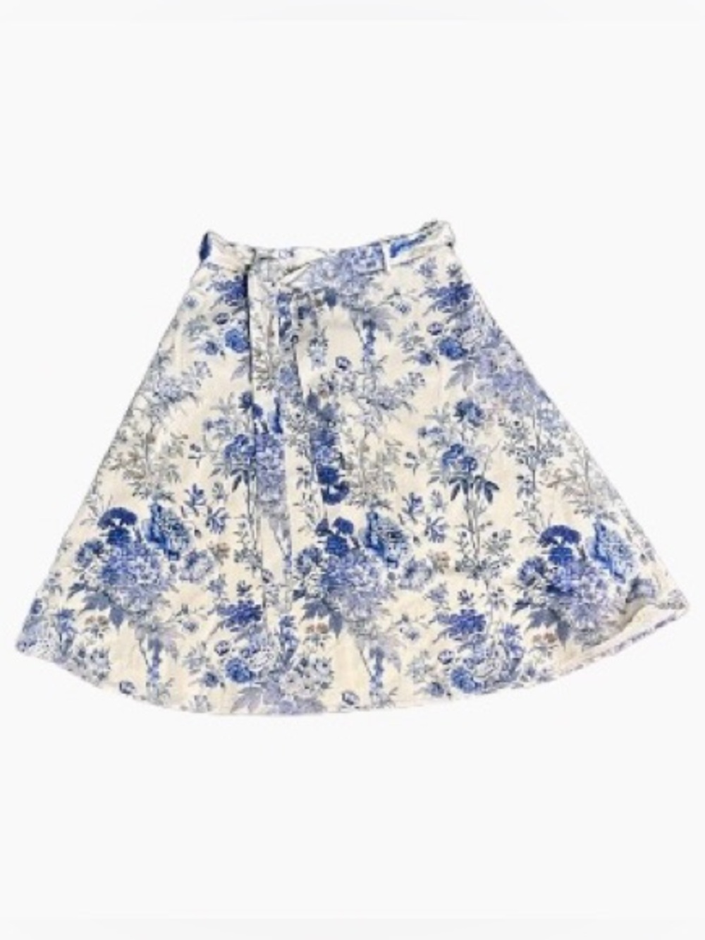 Floral Cotton ANTONIO MELANI Skirt Toile Designer Boho Tea Fall Autumn Small